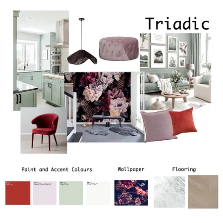 Triadic Colour Scheme Interior Design Mood Board by Hailey on Style Sourcebook