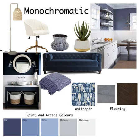 Monochromatic colour scheme Interior Design Mood Board by Hailey on Style Sourcebook