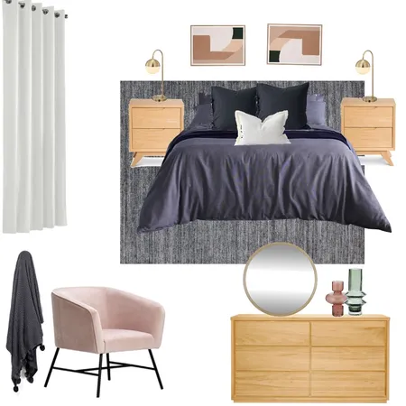 Guest Bedroom Interior Design Mood Board by megangilomen on Style Sourcebook