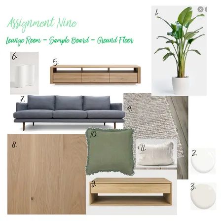 Living Room - Sample Board Interior Design Mood Board by veronicadeka on Style Sourcebook