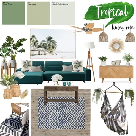 Tropical Mood Board Interior Design Mood Board by kennethmeyer on Style Sourcebook