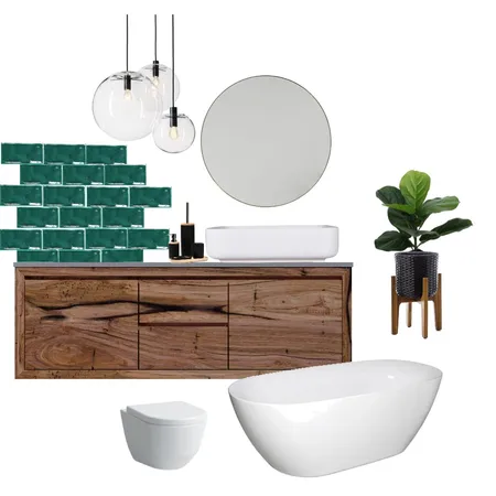 Bagno - Verde Legno Interior Design Mood Board by silviam25 on Style Sourcebook