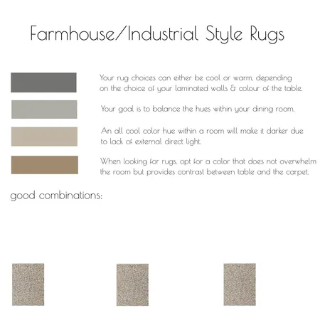 Masc Farmhouse/Industrial Style Rug Choices Interior Design Mood Board by decorate with sam on Style Sourcebook