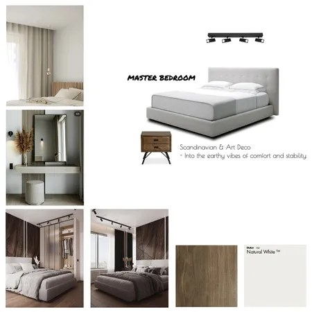 Scandinavian & Art Deco - Master Room Interior Design Mood Board by Vincent .L on Style Sourcebook