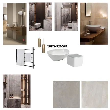 Scandinavian & Art Deco - Bathroom Interior Design Mood Board by Vincent .L on Style Sourcebook