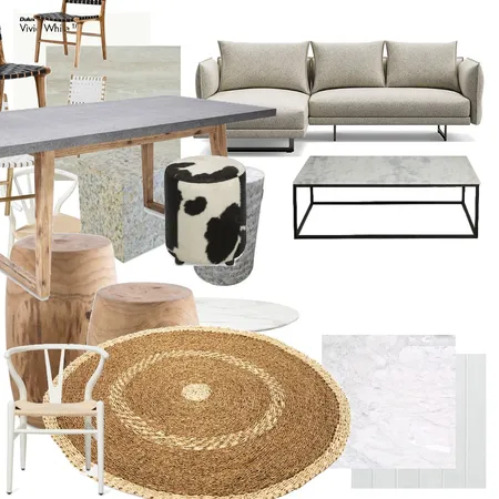 Apartment Dining Area Interior Design Mood Board by Rebecca Jane Interiors on Style Sourcebook