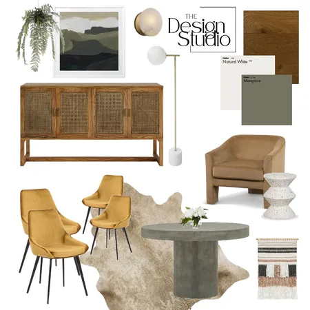 Dining Room Interior Design Mood Board by Haus & Hub Interiors on Style Sourcebook