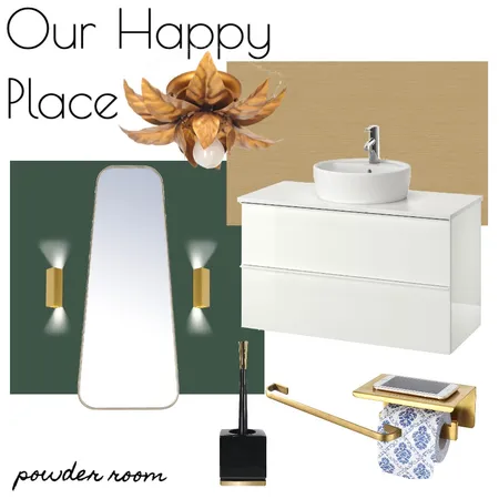 Our Happy Place - Powder Room2 Interior Design Mood Board by RLInteriors on Style Sourcebook