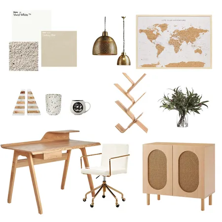 study/office Interior Design Mood Board by olka.designSTUDIO on Style Sourcebook