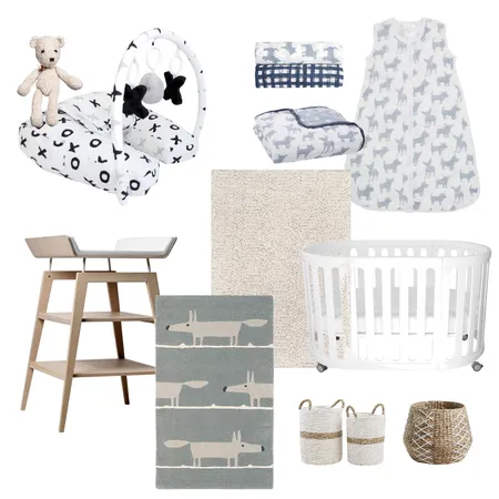 baby boy nursery Interior Design Mood Board by olka.designSTUDIO on Style Sourcebook