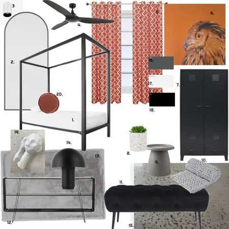 BED 2 OPTIONAL ROOM 1ST FLOOR Interior Design Mood Board by teresa arena on Style Sourcebook