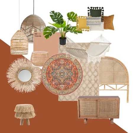 boho chic Interior Design Mood Board by aliamoenes on Style Sourcebook