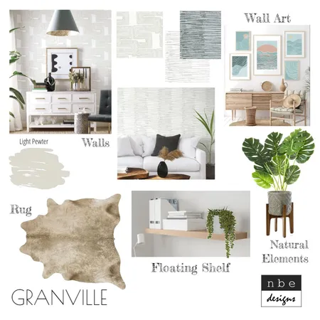 GRANVILLE HOME OFFICE 2 Interior Design Mood Board by noellebe@yahoo.com on Style Sourcebook