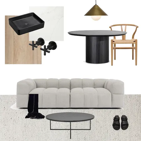 Moody Living Dining Interior Design Mood Board by Vienna Rose Interiors on Style Sourcebook