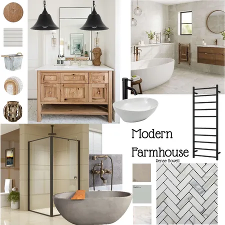 Assignment 3: Modern Farmhouse Interior Design Mood Board by Renae-H on Style Sourcebook