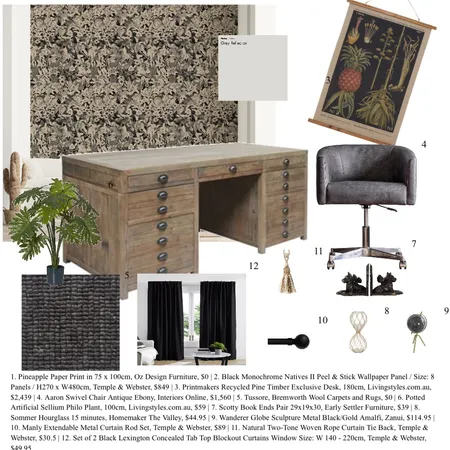 Mod 9 Office Interior Design Mood Board by Danica Alexander on Style Sourcebook