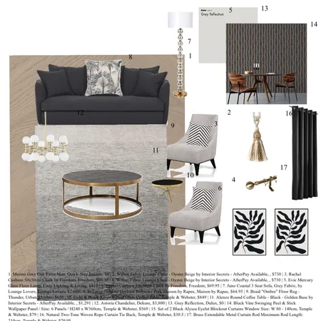 Mod 9 Lounge Interior Design Mood Board by Danica Alexander on Style Sourcebook