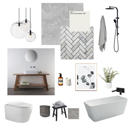 Bathroom Cool and Calm 2 Interior Design Mood Board by MB Interiors on Style Sourcebook