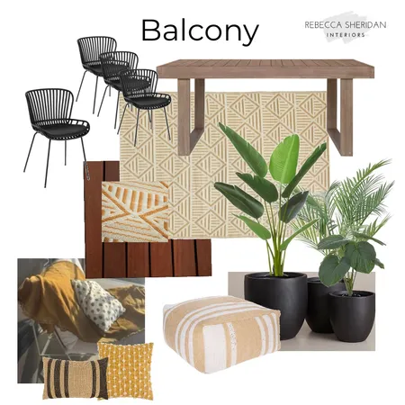 Balcony Interior Design Mood Board by Sheridan Interiors on Style Sourcebook