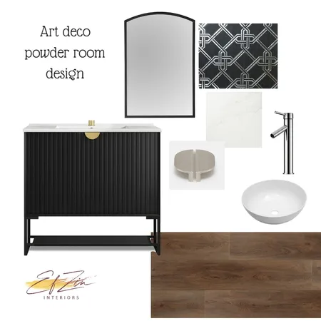 Toni & Mark powder room Interior Design Mood Board by EF ZIN Interiors on Style Sourcebook