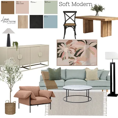Soft Modern Interior Design Mood Board by Love Your Home South Coast on Style Sourcebook