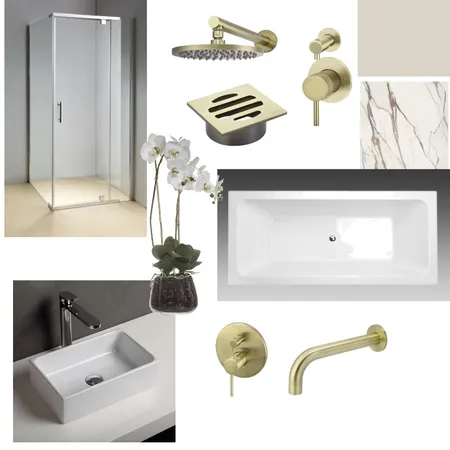 Bathroom mood board Interior Design Mood Board by KyraLee on Style Sourcebook