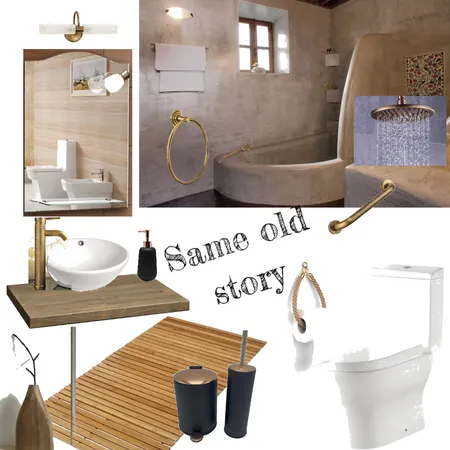 Vintage Bathroom Interior Design Mood Board by Marie Tzi on Style Sourcebook