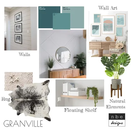 GRANVILLE HOME OFFICE Interior Design Mood Board by noellebe@yahoo.com on Style Sourcebook