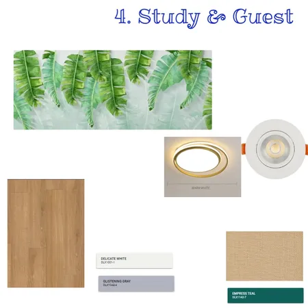 4. Study & Guest Interior Design Mood Board by leanne.nuen@gmail.com on Style Sourcebook
