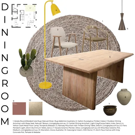 ID_Module 9_DiningRoom Interior Design Mood Board by kathiki on Style Sourcebook