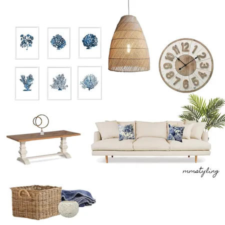 Hamptons Living Interior Design Mood Board by MM Styling on Style Sourcebook