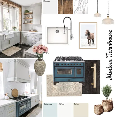 Modern Farmhouse Kitchen Interior Design Mood Board by rachellee81 on Style Sourcebook