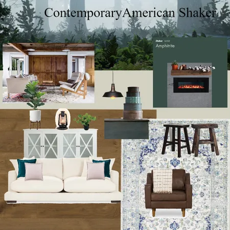 Contemporary American Shaker Interior Design Mood Board by kaytdoyle on Style Sourcebook