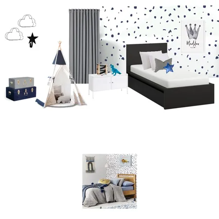 Cruz spots and ikea black shelf options Interior Design Mood Board by Little Design Studio on Style Sourcebook