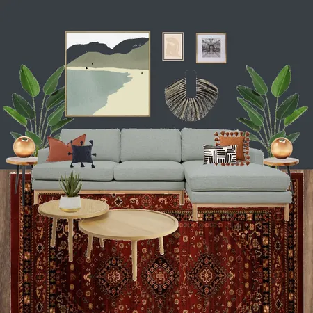 Dark Modern Boho Interior Design Mood Board by anniesnyder on Style Sourcebook
