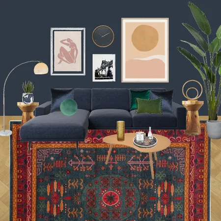 Colorful Dark Modern Interior Design Mood Board by anniesnyder on Style Sourcebook