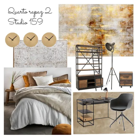 Quarto rapaz 12 anos V3 Alverca Interior Design Mood Board by Studio 159 on Style Sourcebook