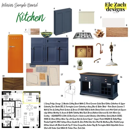 Module 9 Kitchen Interior Design Mood Board by elenazach on Style Sourcebook