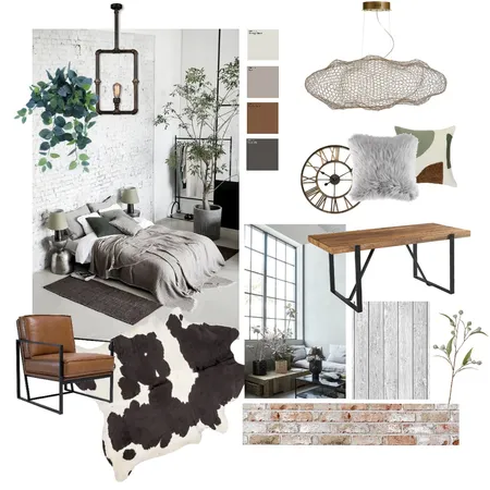 Industrial Loft Interior Design Mood Board by stacystay828 on Style Sourcebook