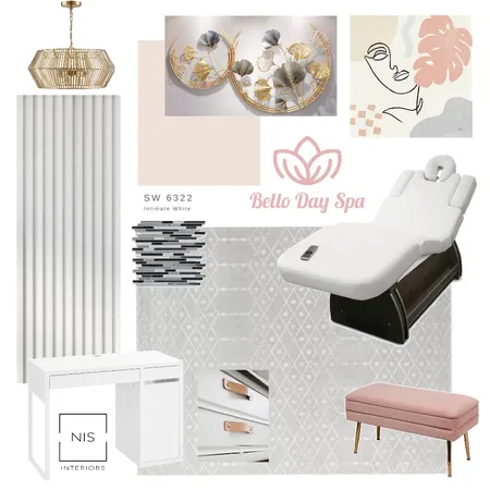 Bello Day Spa - Moodboard A Interior Design Mood Board by Nis Interiors on Style Sourcebook