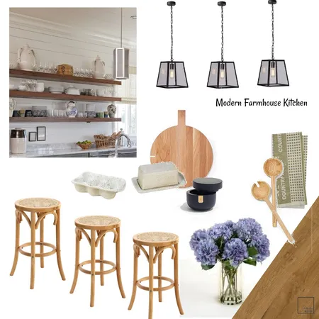 Modern Farmhouse Kitchen Interior Design Mood Board by Baico Interiors on Style Sourcebook