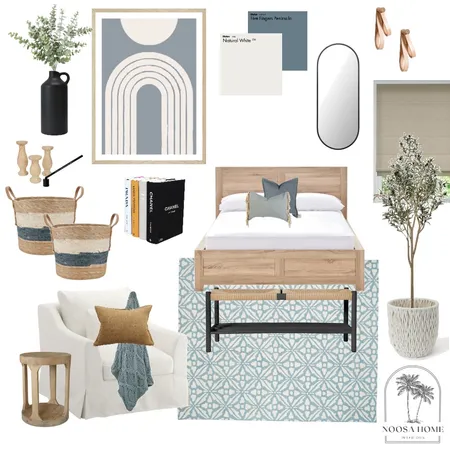 Bee's Bedroom Interior Design Mood Board by Noosa Home Interiors on Style Sourcebook