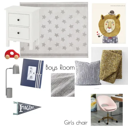 Silvester Girls & Boys Room Interior Design Mood Board by Melp on Style Sourcebook