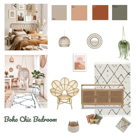 Boho Chic Interior Design Mood Board by CozzaHarries on Style Sourcebook
