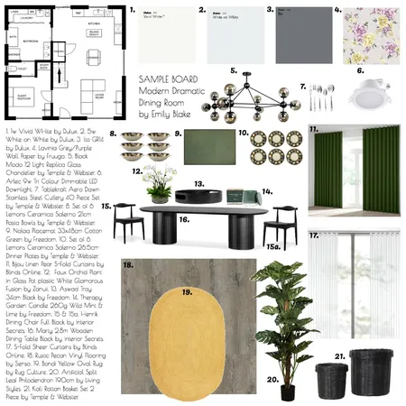 Sample Board Interior Design Mood Board by Emjay Blake on Style Sourcebook