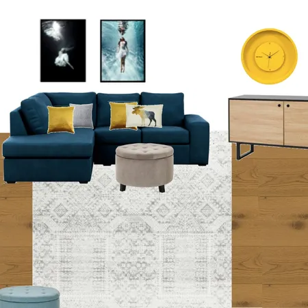 Blue Lounge 4 Interior Design Mood Board by Dreamfin Interiors on Style Sourcebook