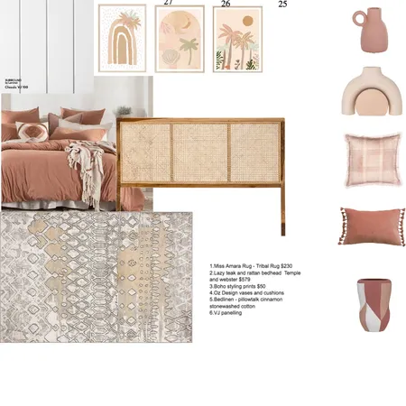 Kim bedroom Interior Design Mood Board by styleaspace on Style Sourcebook
