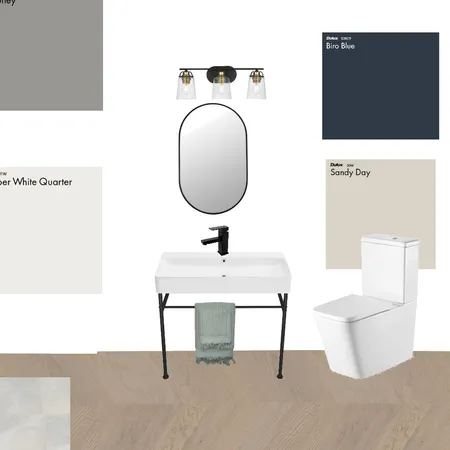 Pinetree Powder Room Interior Design Mood Board by Mmanalac on Style Sourcebook