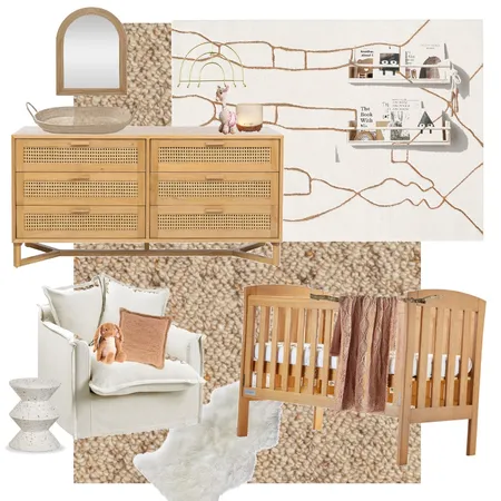 Baby Girls Nursery Interior Design Mood Board by toni kelly interiors on Style Sourcebook