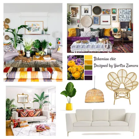 Bohemian Chic Interior Design Mood Board by Yaritza.Zamora on Style Sourcebook